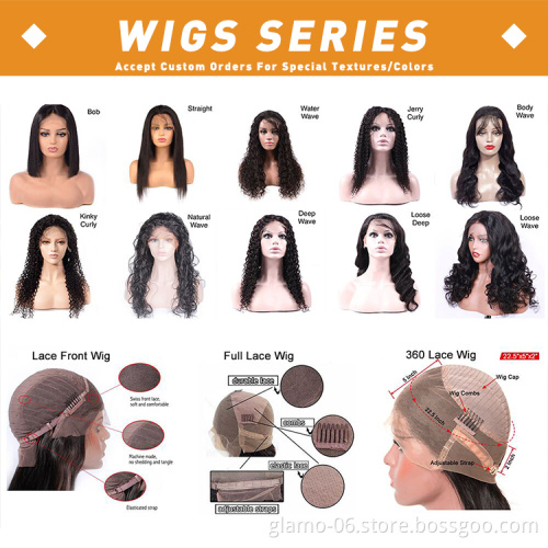 Annione 12A Grade Virgin Hair Wigs,Raw Human Wigs Straight Remy Hair Wigs 5 Star,Virgin Human Natural Mink Brazilian Hair Wigs